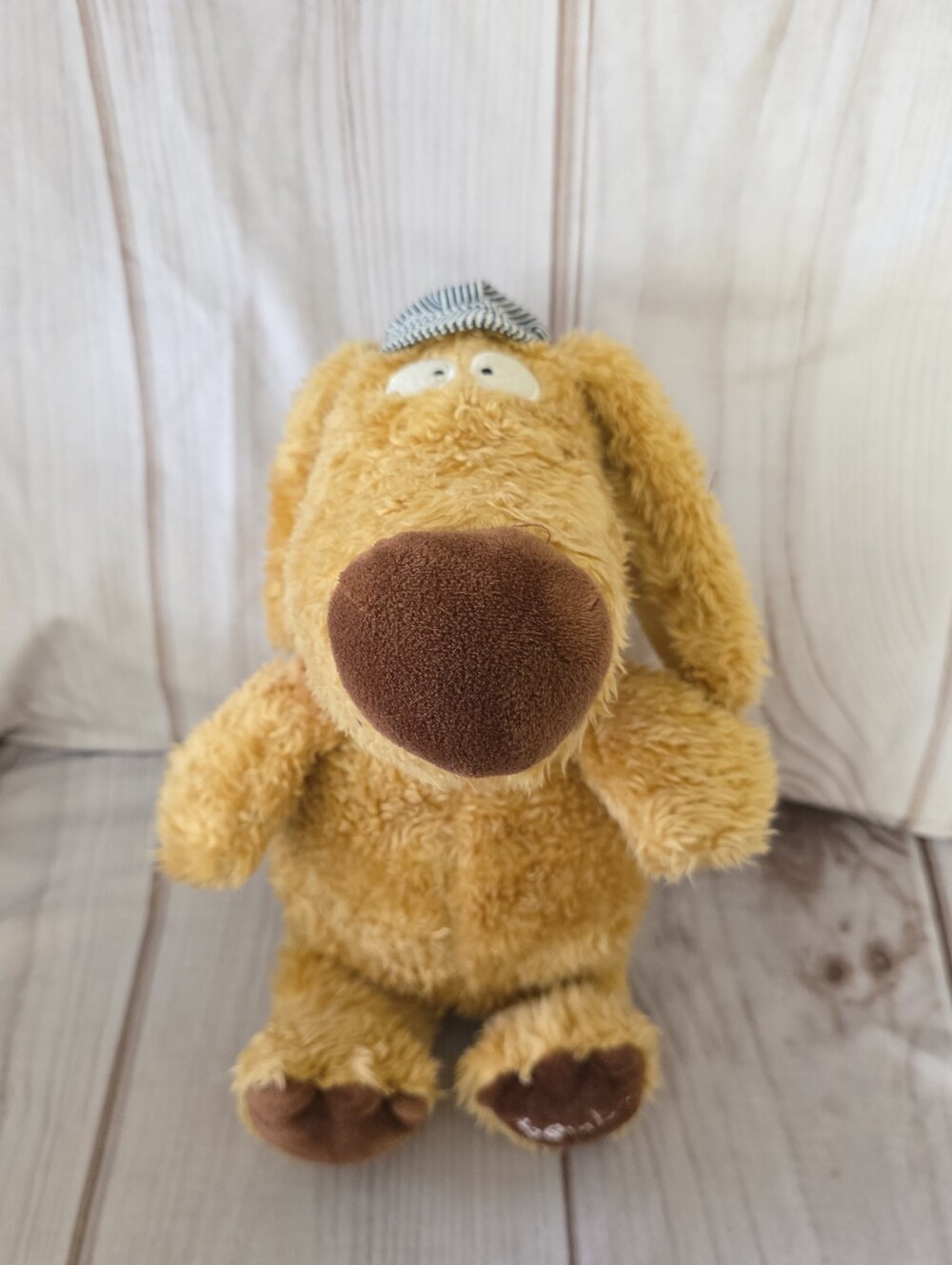 Sandra Boynton Brown Snuggle Dog Train Conductor Plush Toy 12 Inch Kohls Cares